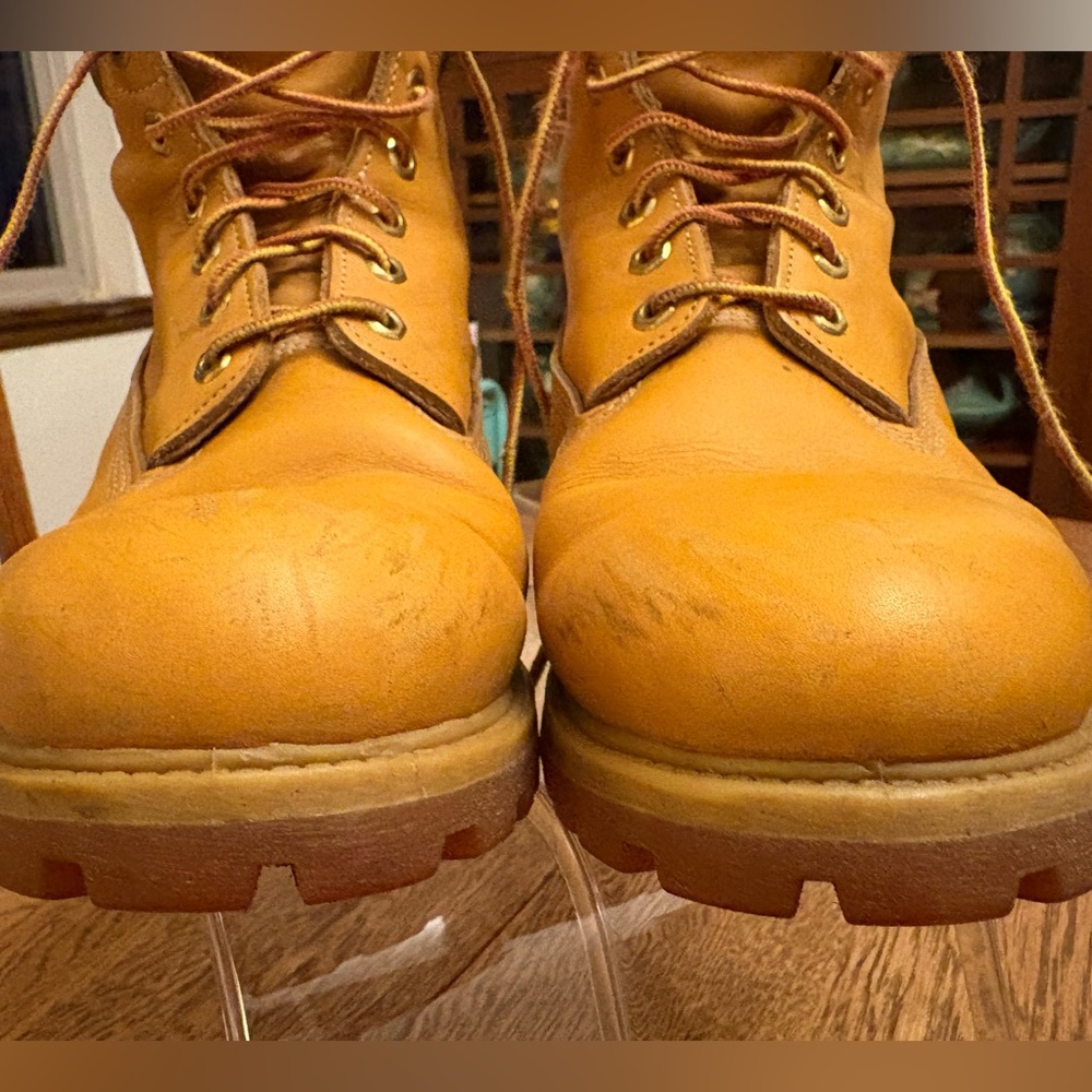 Timberland Premium Wheat Nubuck Men’s Leather Boots Size 10.5 M - Picture 16 of 16